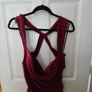 Brand new cranberry dress